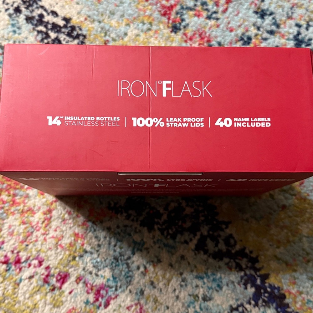 NWT • iron flask • 14 oz insulated stainless steel bottles - Picture 2 of 5